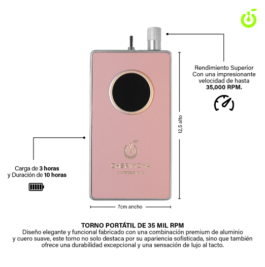 Z -Torno Rosa Inalambrico CHERIMOYA___PACK X2U