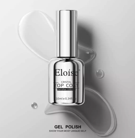 Esmaltes top coat Cristal ELOISE 10ml aprobado por anmat ___ CAJA X12