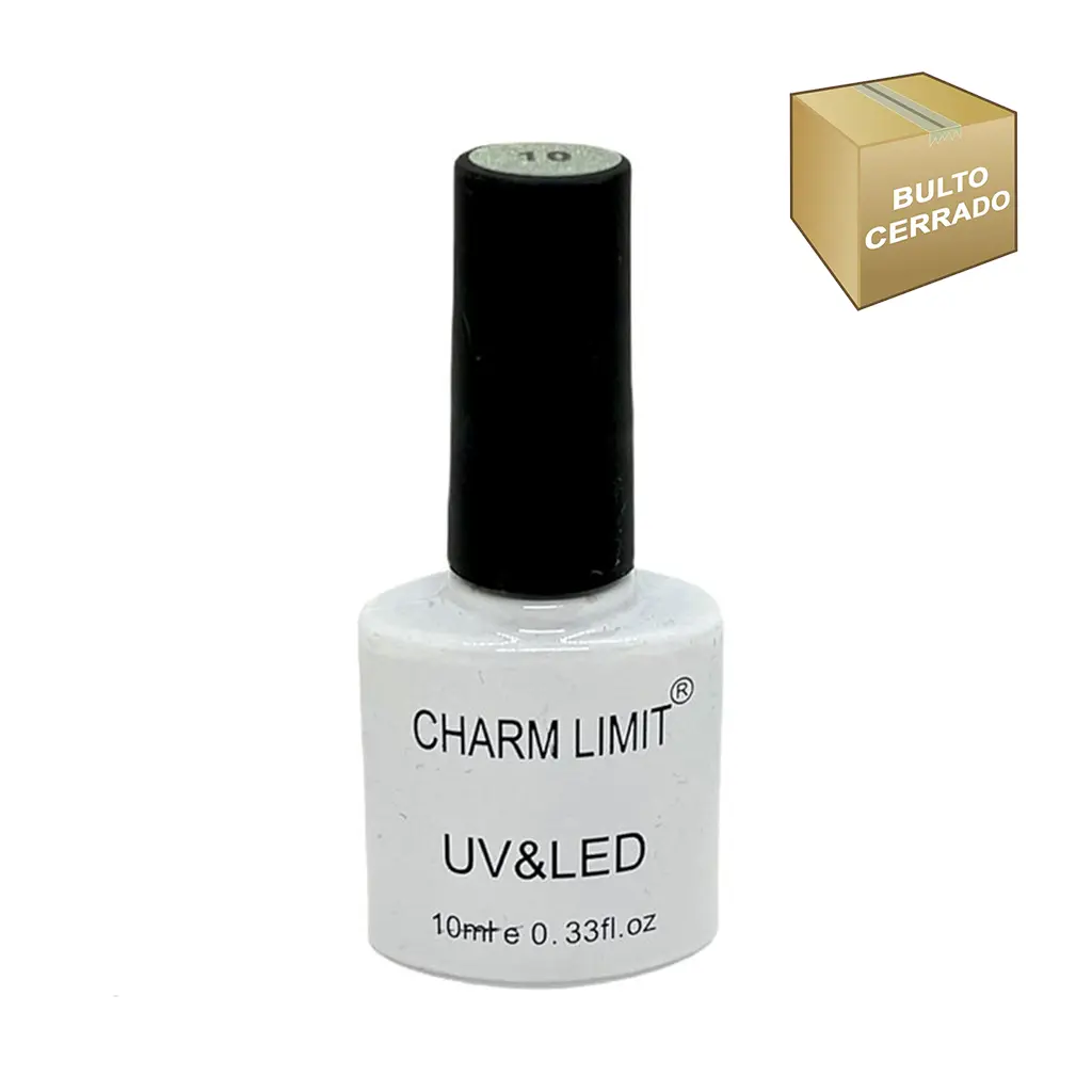 esmaltes de/para uñas semipermanente Charm Limit  blanco 10ml___X480 UND
