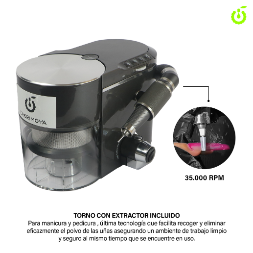 [CHTORNO] Torno + Extractor Profesional Premium CHERIMOYA