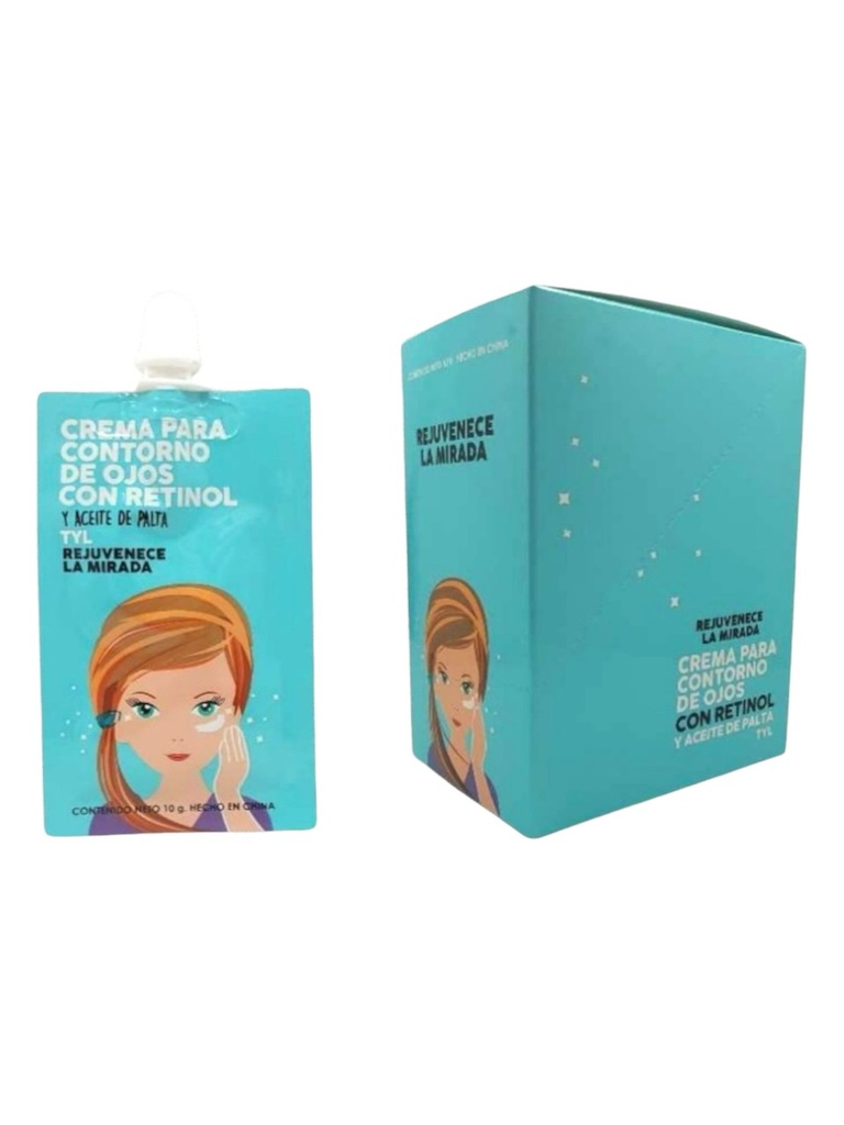 cremas para contornos de ojos con retinol y aceite de palta 10g T&L
