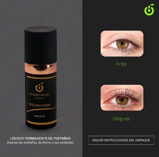 Permanente para lifting 8ml CHERIMOYA___PACK X12 