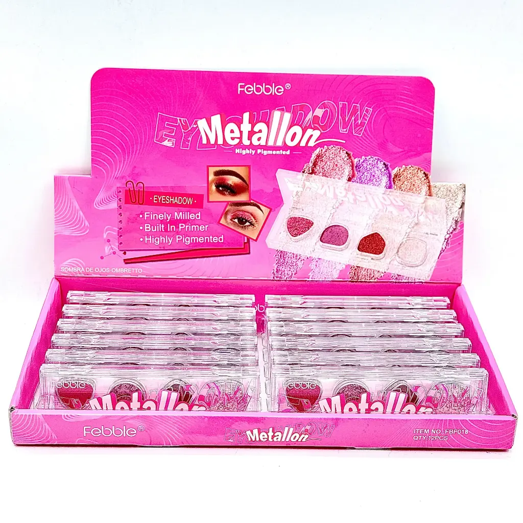 Sombras de/para Ojos con Glitter Metallón 