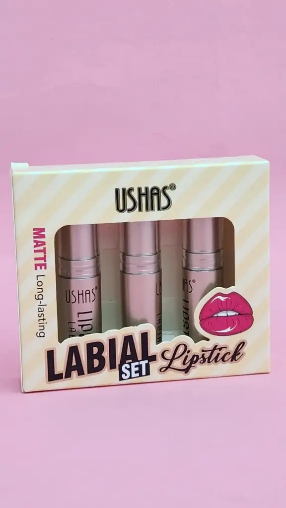  Labiales en barra Matte ___Pack x3Und USHAS
