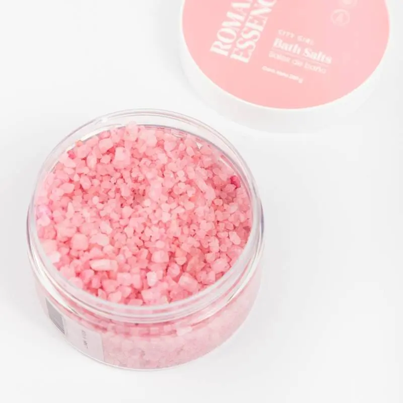 sales de baño rosadas Romantic Essence City Girl 