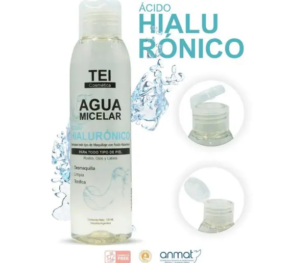 Agua Micelar Con Acido Hialurónico 