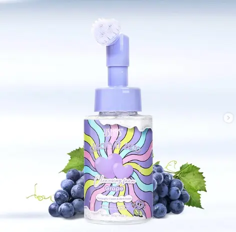 [PY-HA502] Limpiadores De/para Rostros Burbujas Uva 