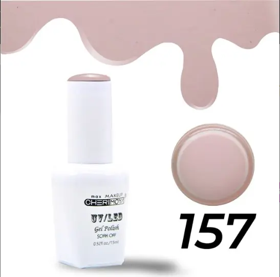 Esmaltes de/para uñas semipermanente 15ml CHERIMOYA___PACK X6
