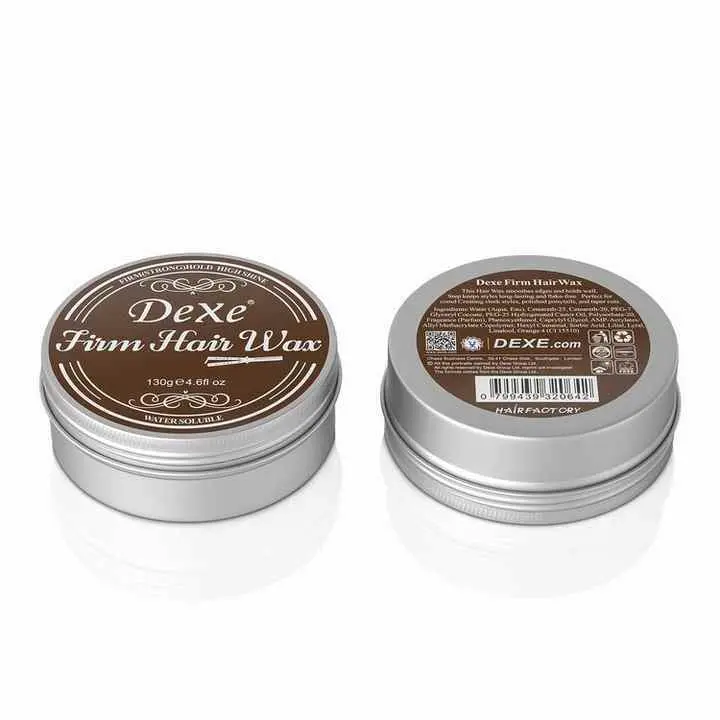 Cera para cabello firme marrón 130g Dexe