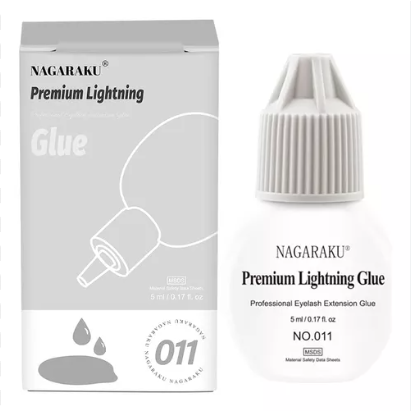 [PT-0665] Adhesivos pegamentos de extensiones  Pestañas 5ml Lightning Glue (0.5-1s) original NAGARAKU 