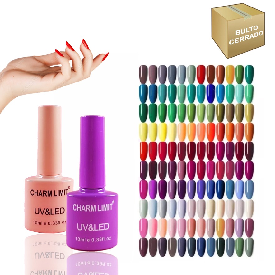 Esmaltes semi Charm Limit Tapa Color ___BULTO X 480 UND 