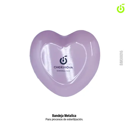 [BM00016] Bandeja de acero corazon CHERIMOYA___PACK X12