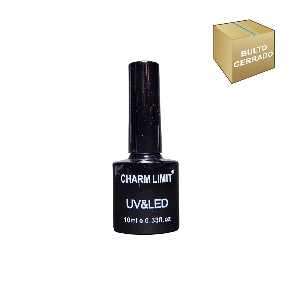 Esmaltes de/para uñas semipermanente Charm Limit negro 10ml___X480 UND
