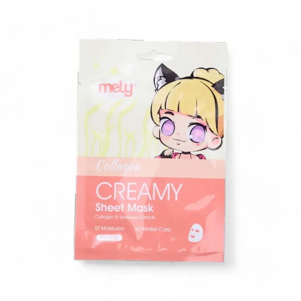 Mascarillas Cremosas de Colágeno en Laminas 25G___ CAJA X24PCS