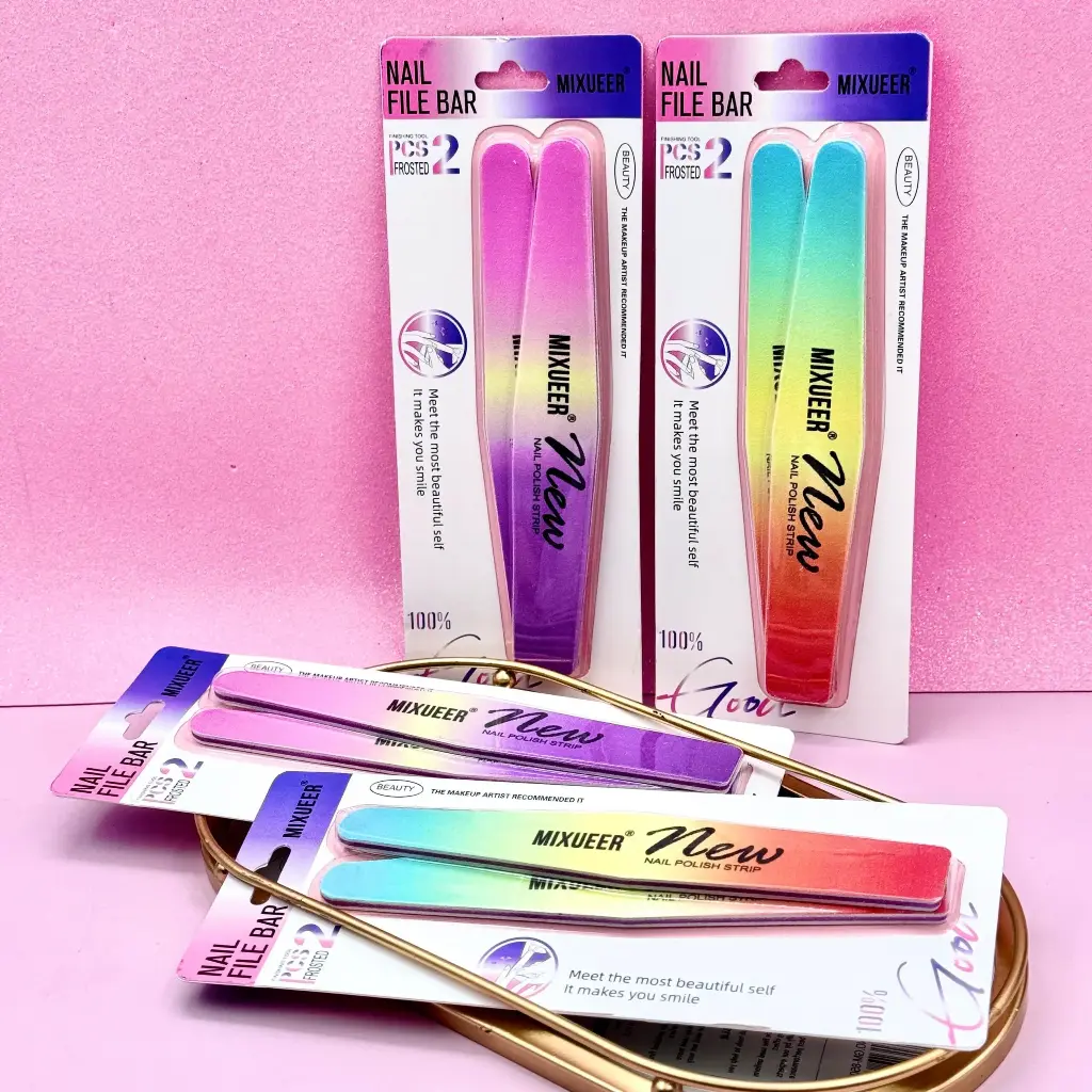 Lima de/para Uñas Multicolor X2Pcs 