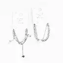 pulseras de acero con traba ajustable
