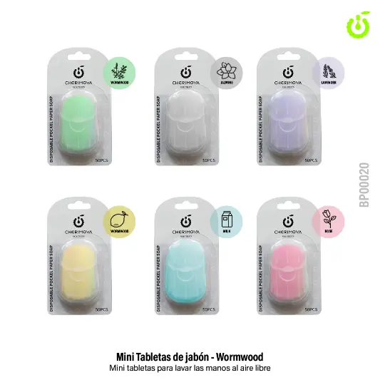 [BP00020] Láminas de papel jabón CHERIMOYA___PACK X24