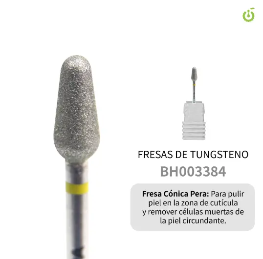 [BH003384] Fresa tungsteno cónica pera CHERIMOYA___PACK X10