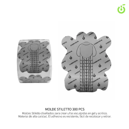 [BH003244] Molde esculpir stiletto CHERIMOYA___PACK  X24 