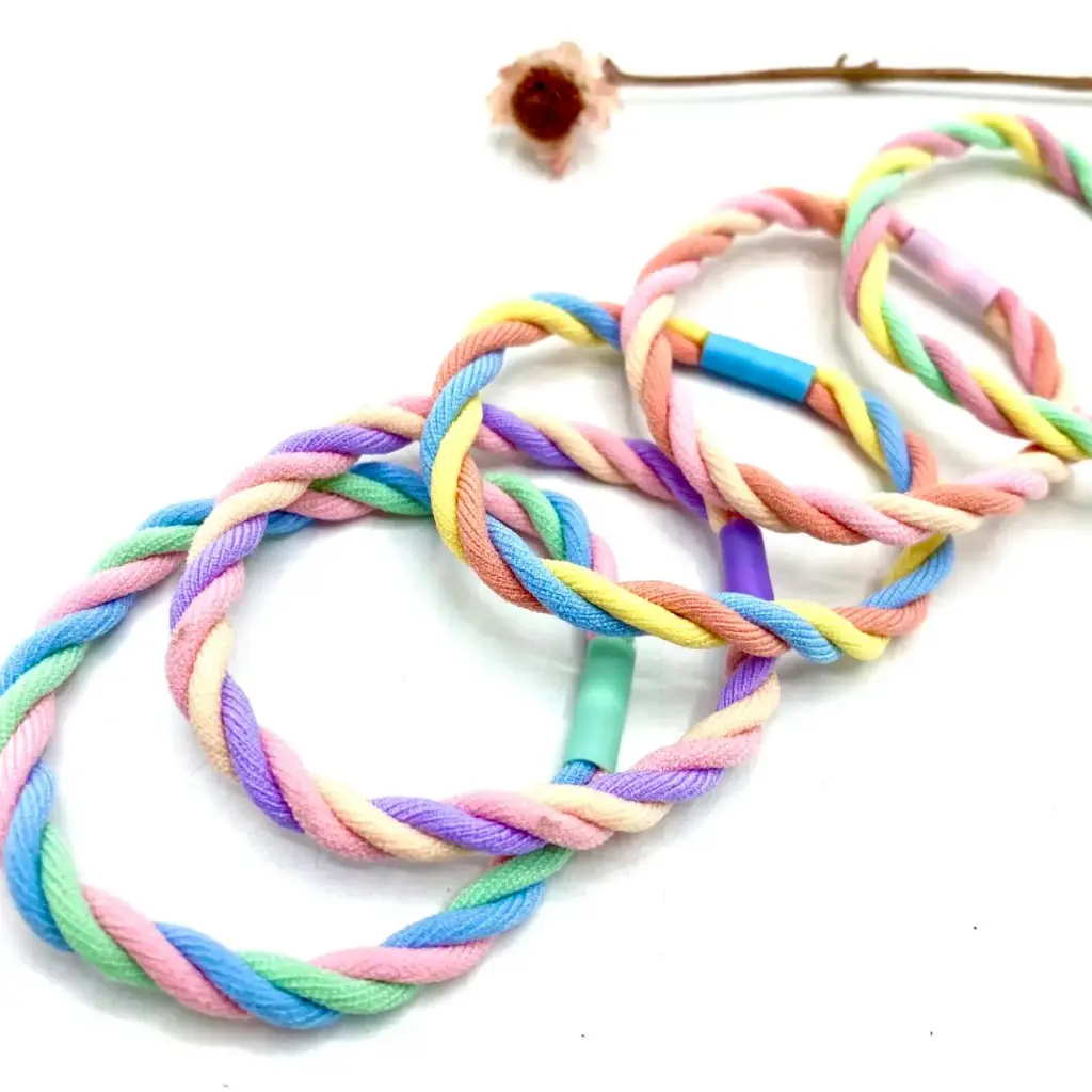 Colitas de/para Cabello Tricolor ___Pack X50Und 