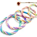 Colitas de/para Cabello Tricolor ___Pack X50Und 
