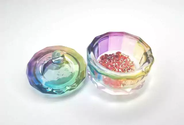 [PL-3104] Vaso Dappen con tapa Tornasol (Unidad)