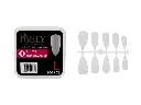 Uñas postizas forma almendra 100PCS talla S M L MELY___PACK X6UND