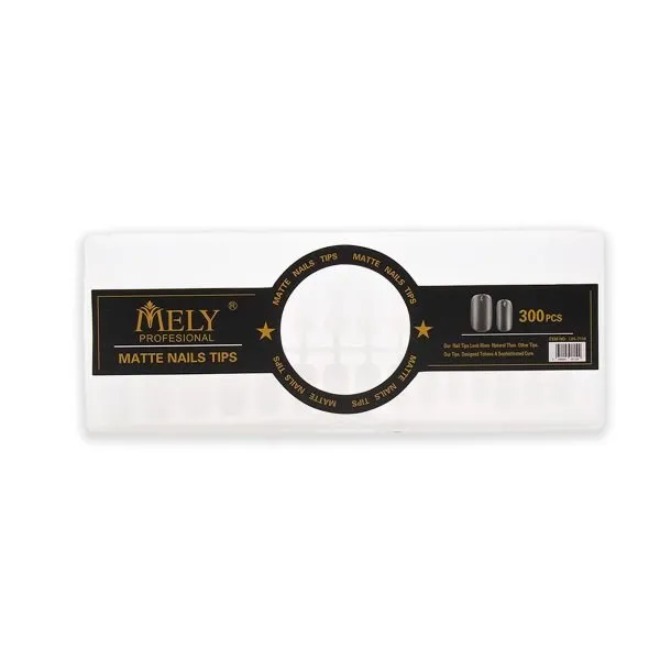 [PM-7110] Uñas para soft gel cuadradas matte MELY___PACK X3