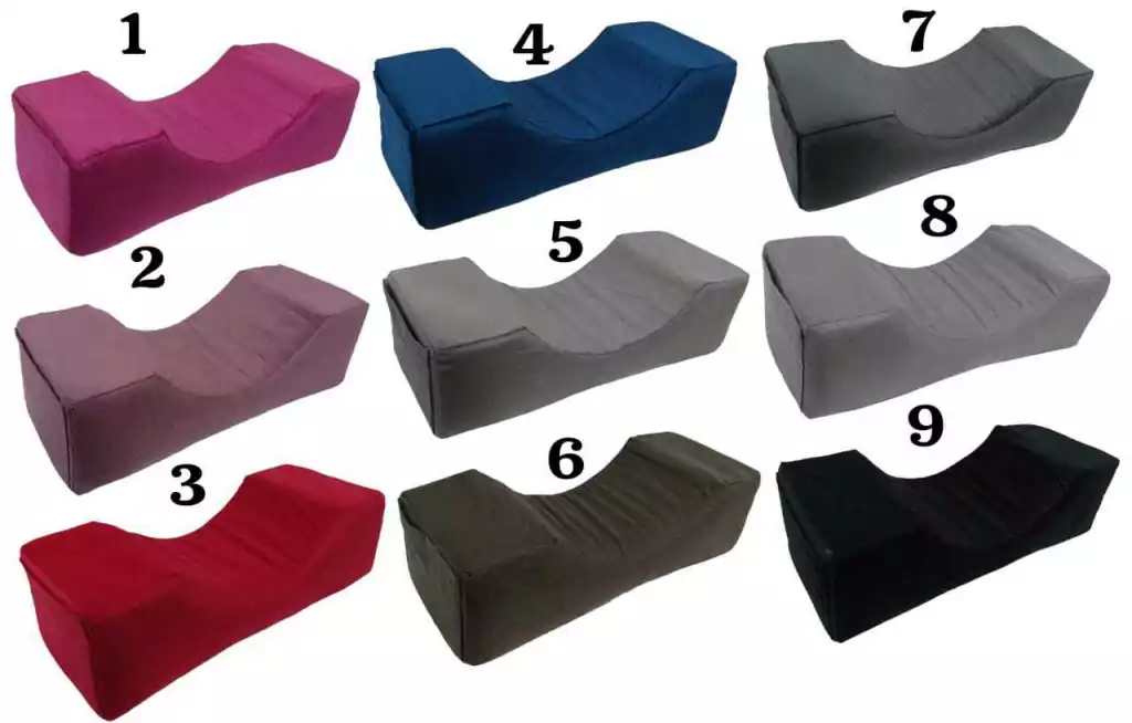 almohada lashista apoya cabeza para pestañas 