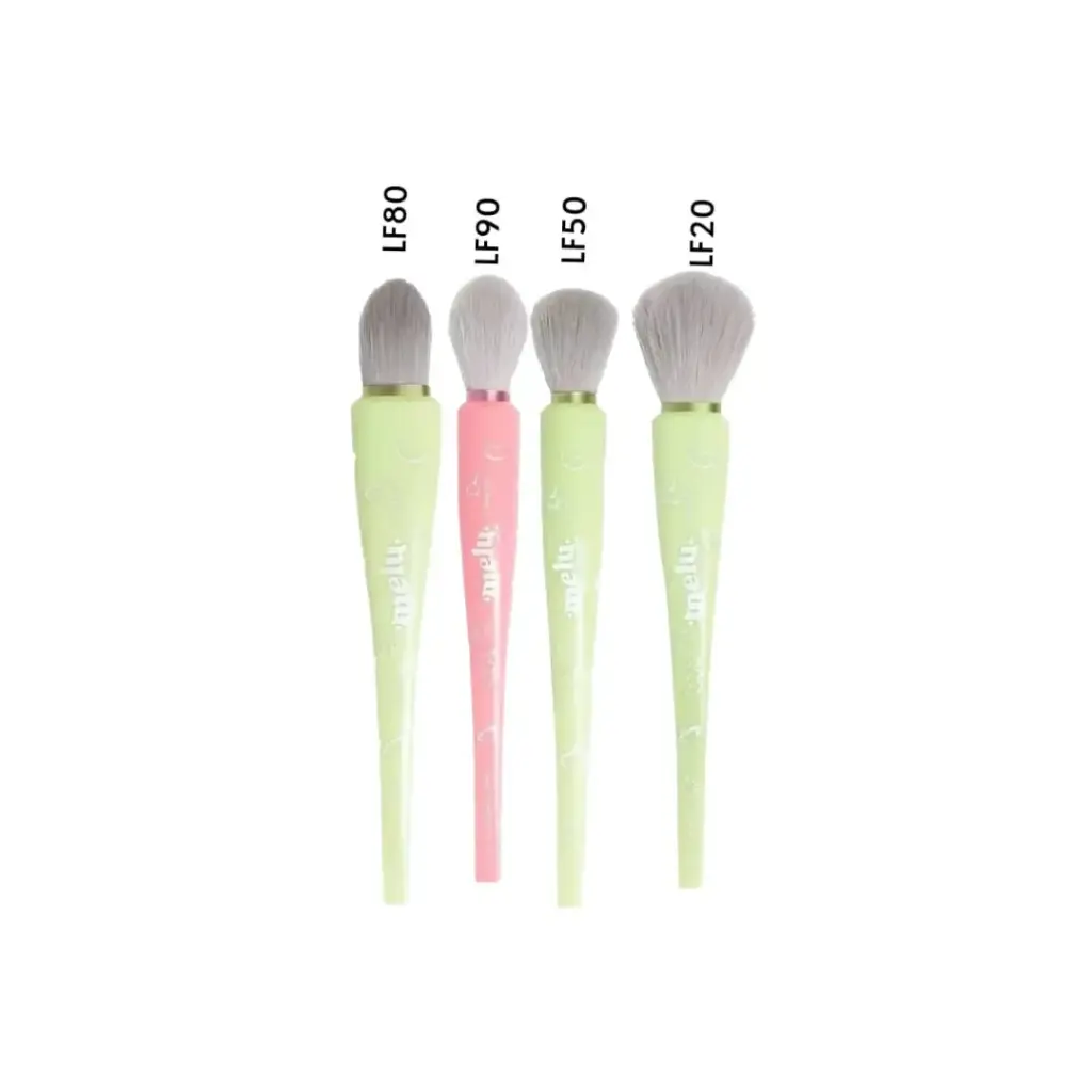 Set x4 brochas para maquillaje Melu by Ruby Rose 