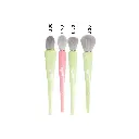 Set x4 brochas para maquillaje Melu by Ruby Rose 