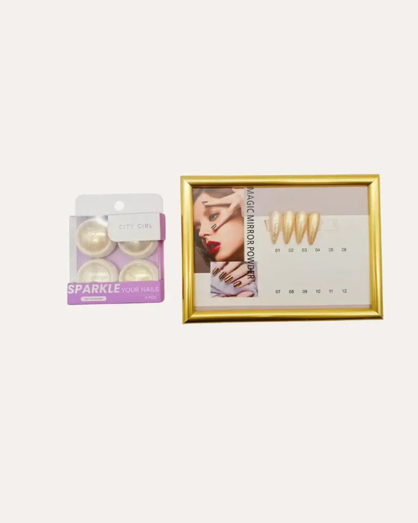 Polvo para uñas Dorado City Girl