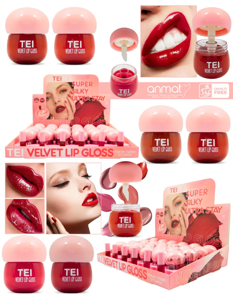 Labial Super Silky Velvet LipGloss TEI 