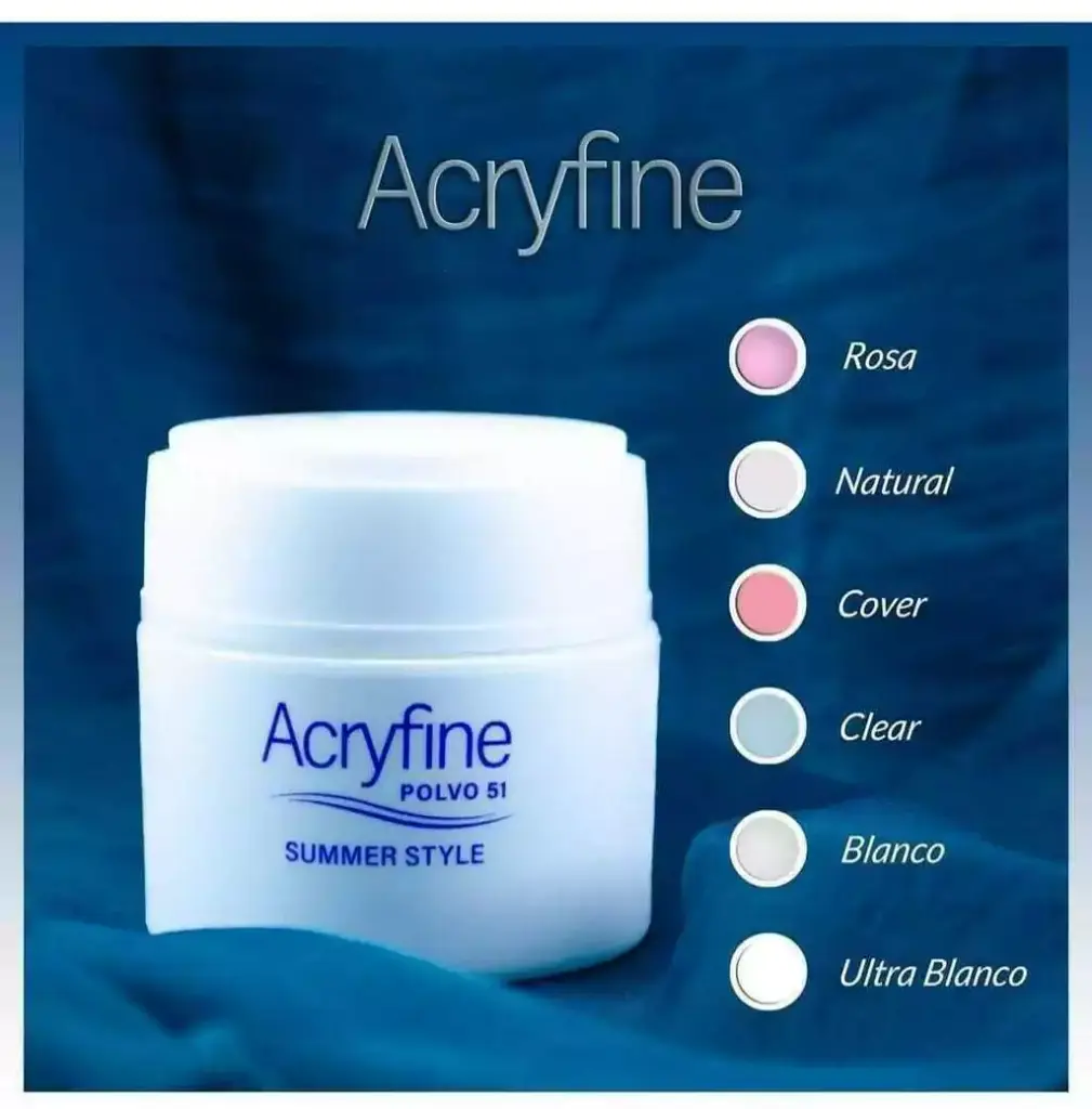 Acyfine polímero 30gr Blanco y Ultra Blanco
