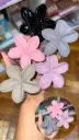 Broches flor hawaiana set x6Und 