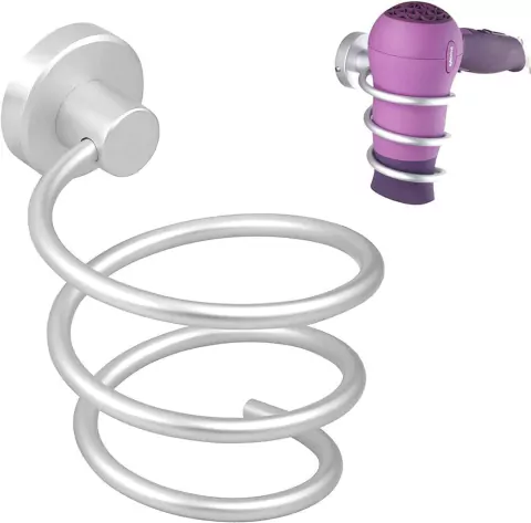 [PL-085045] Porta secadores  de cabellos plateados