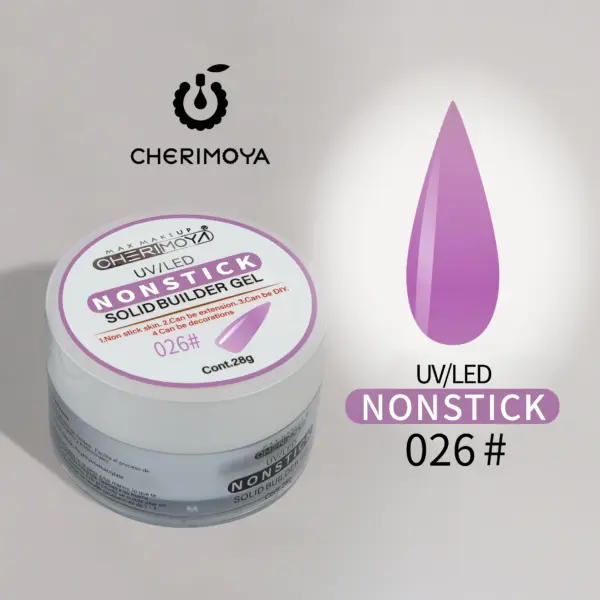 Gel sólido de construcción Nonstick CHERIMOYA___PACK X6