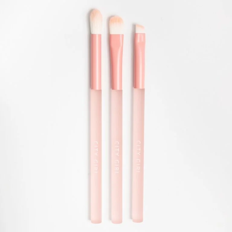 set X3 brochas para maquillaje City Girl