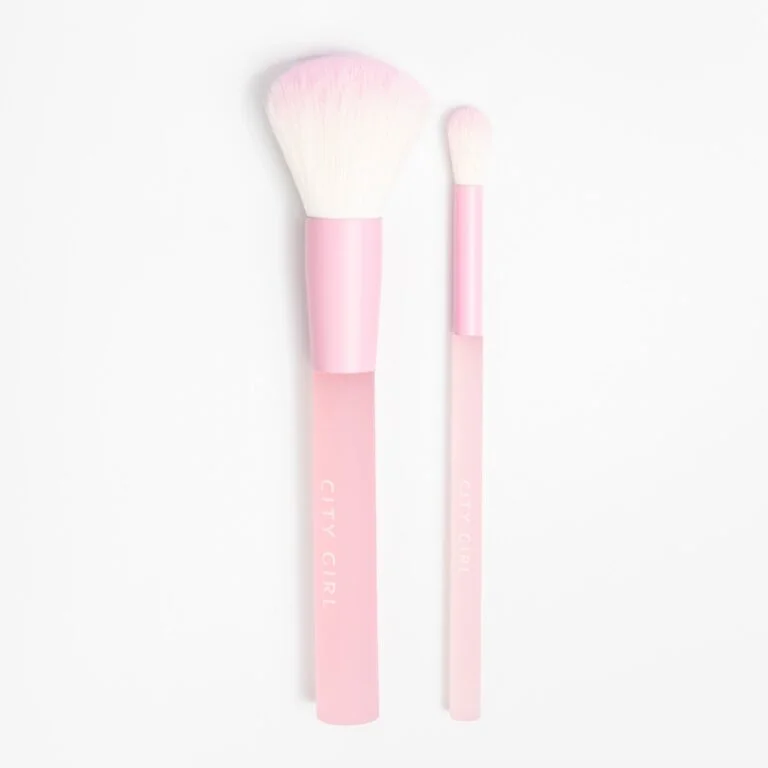 set X2 brochas para maquillaje City Girl