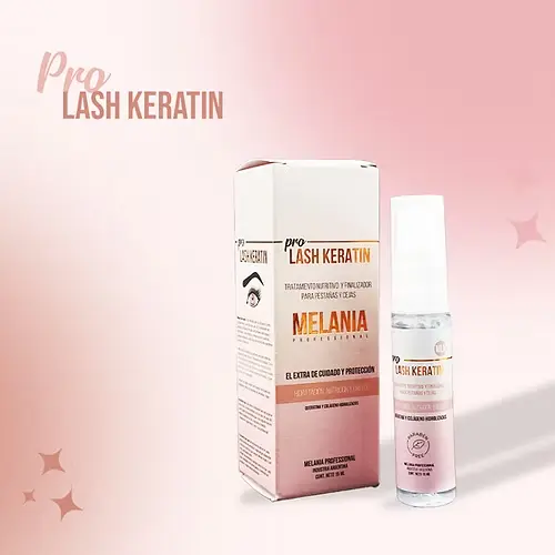 PRO LASH KERATIN - Tratamiento nutritivo y finalizador para pestañas y cejas 15ml Melania