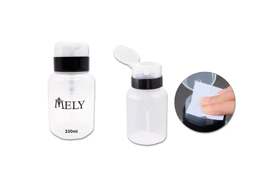 Dosificador de plástico 250ml MELY___PACK X6PCS  