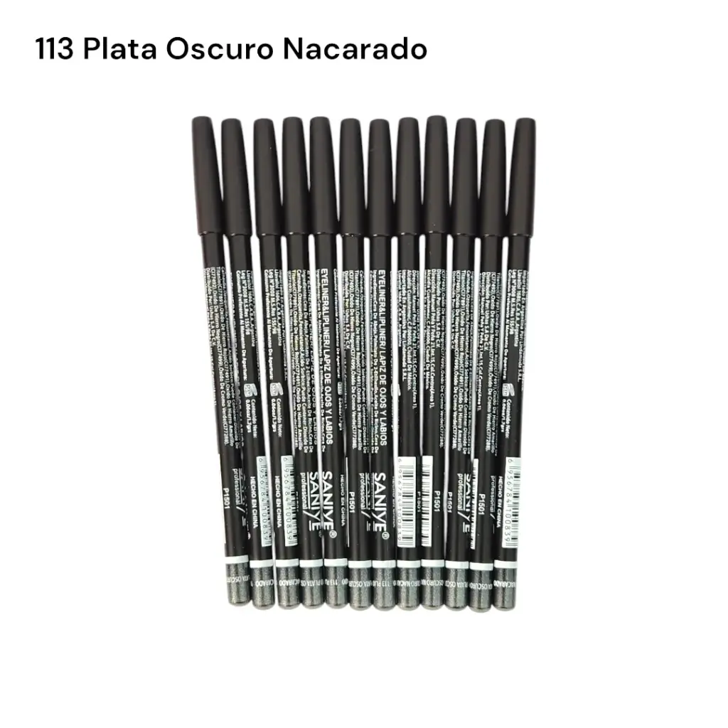 Lápiz delineador de/para ojos y labios SANIYE "colores serie C" ___PACK X12