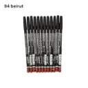 Lápiz delineador de/para ojos y labios  SANIYE "colores serie I"___PACK X12 