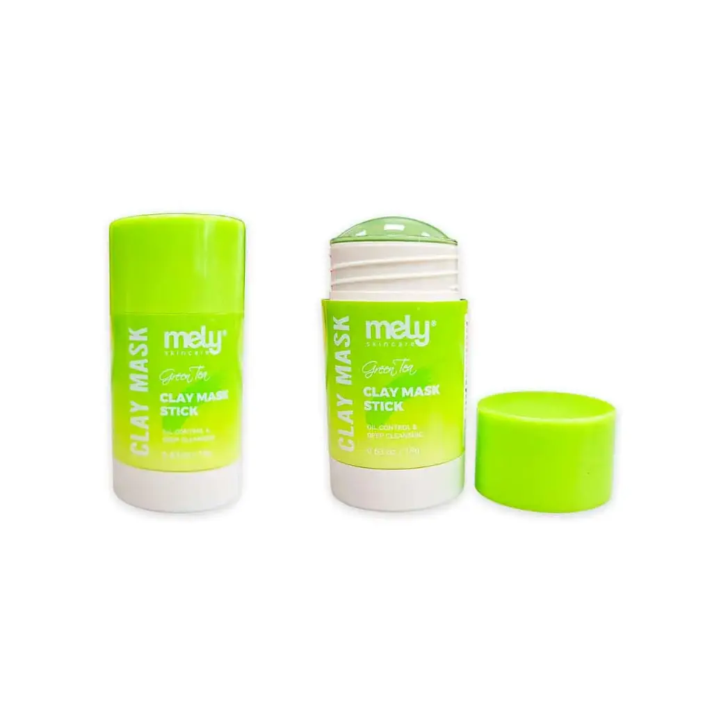 Mascarilla facial de arcilla en barra te verde MELY___PACK X6   