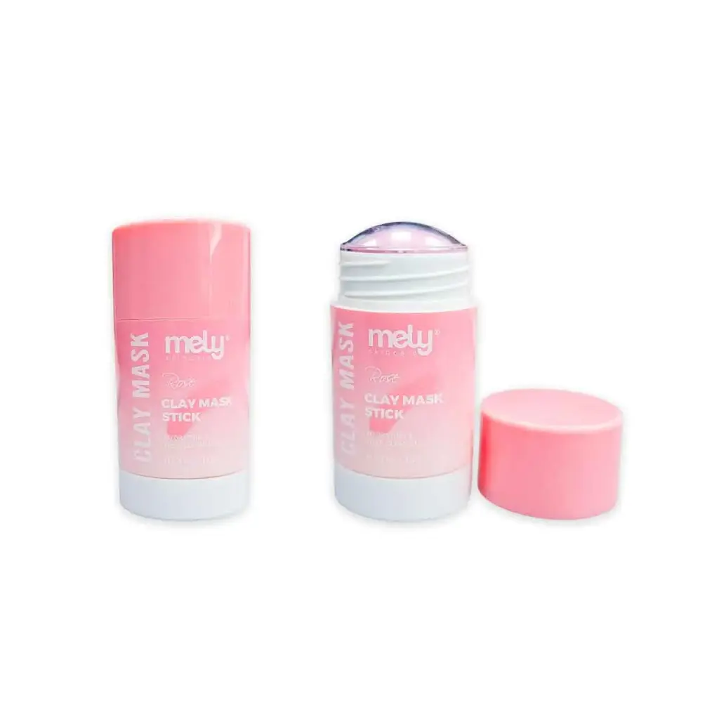 Mascarilla facial de arcilla en barra rosas MELY___PACK X6   
