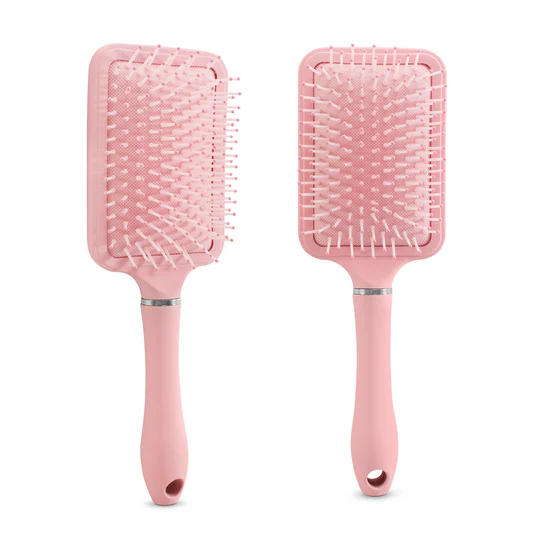[PL-009888] Cepillo para el pelo CUADRADO SOLO ROSA CECILIA 