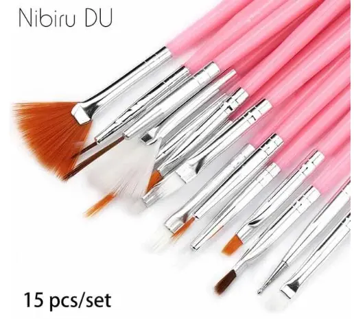 Set de pincel x15 para las uñas