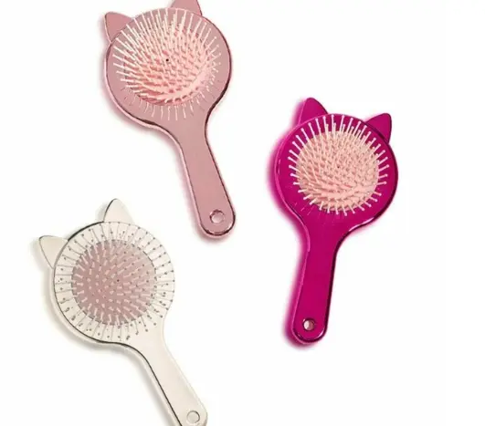 Cepillo para el pelo METALIZADO OREJAS DE GATITO Eloise