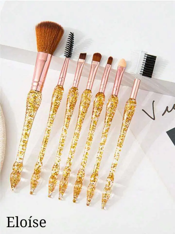 Brocha para maquilllaje con glitter X7 ELOISE