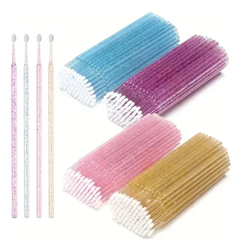 blister X100 micro hisopos para pestañas glitter ELOISE 